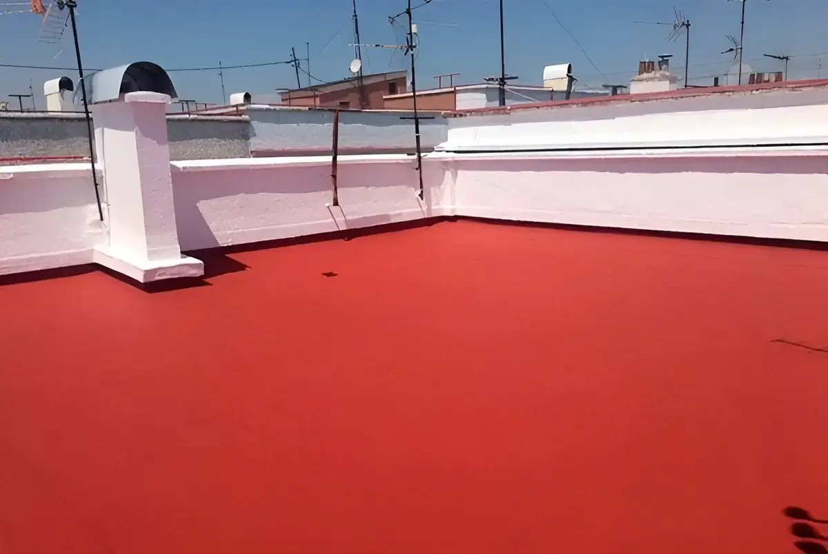 Reparación e impermeabilización de terraza hecha por Los Pintores Mostoles